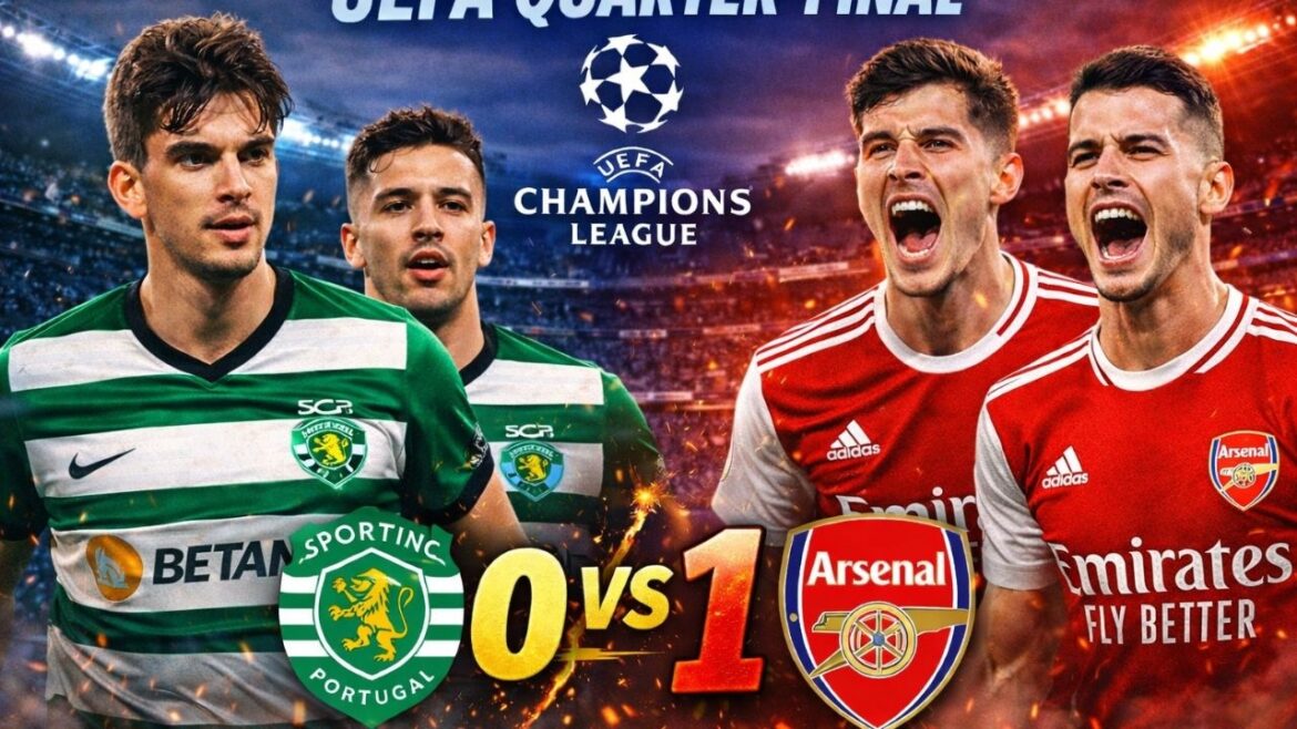 Une analyse du match de quart de finale de l'UEFA Champions League entre le Sporting CP et Arsenal.