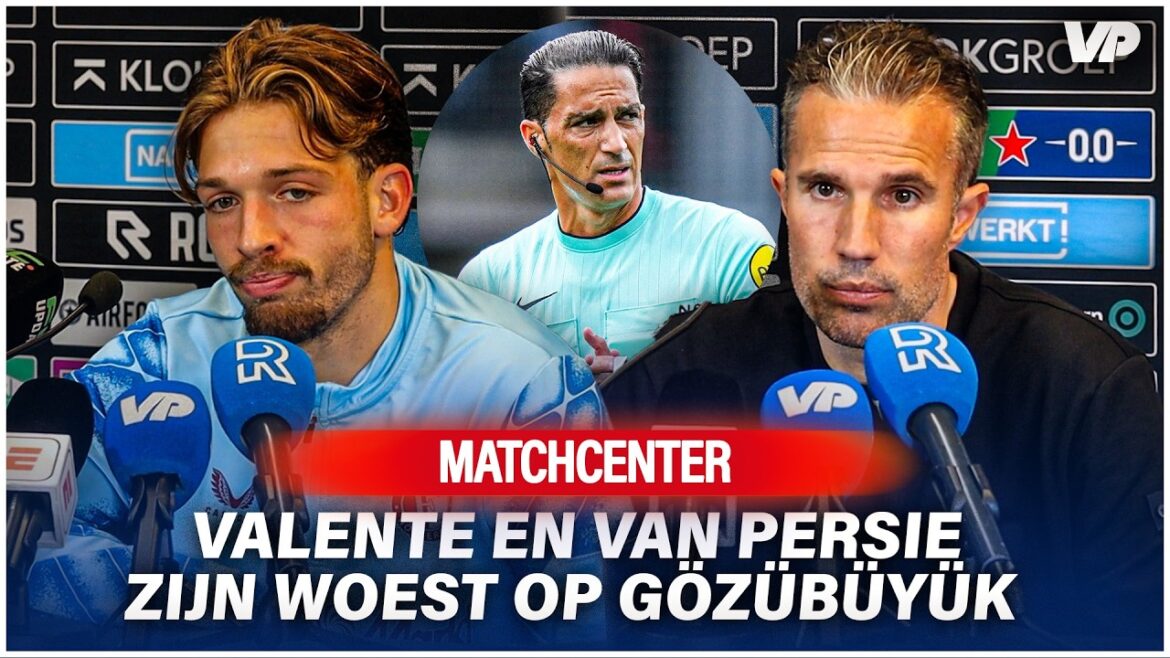 'C'est une honte !' : Van Persie et Valente SONT FURIEUX après le moment SANDLER pendant NEC - FEYENOORD 🤬