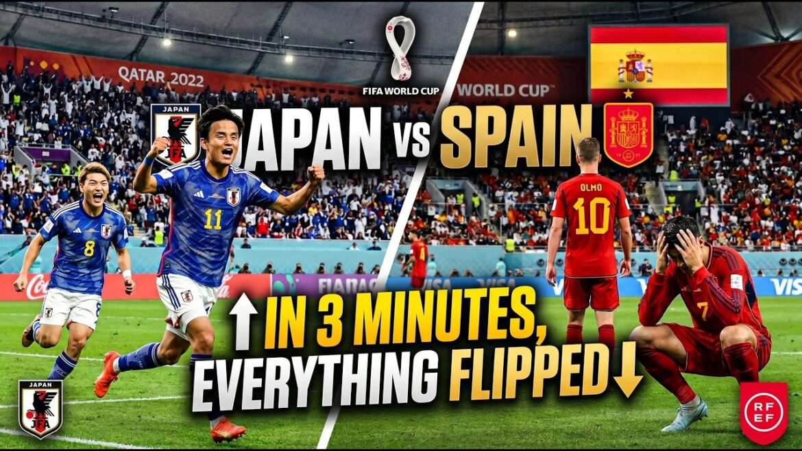 🔴 Japon contre Espagne | En 3 minutes, tout a basculé