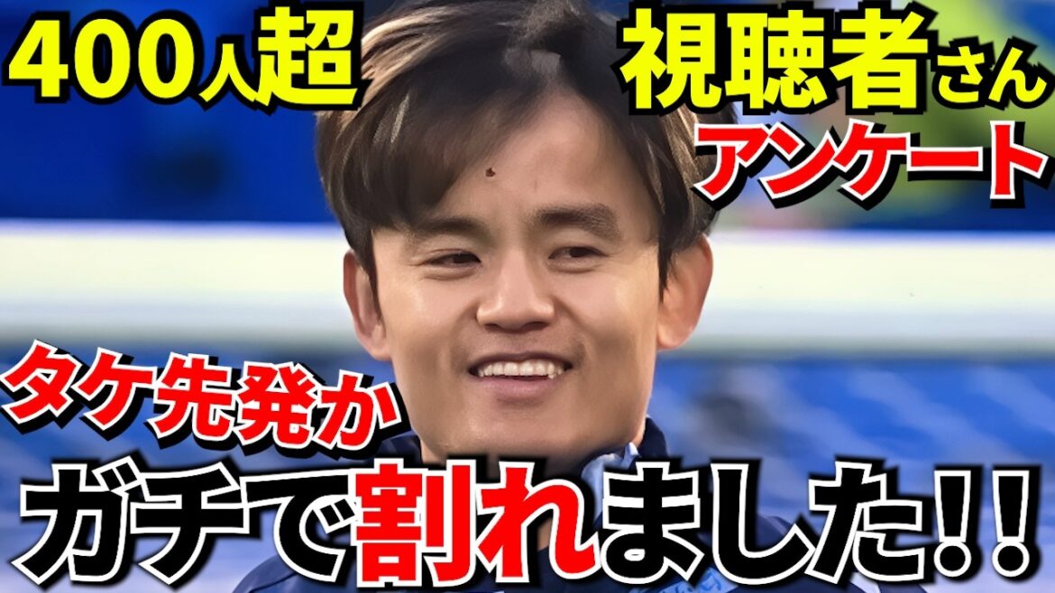 [Prenez Kubo !!]Composition de départ ? Super sous ? La « solution optimale » de Takefusa Kubo est enfin arrivée ! ! Réponses de 400 téléspectateurs ! ! →Est-ce que Kubo est un membre débutant ? C'est vraiment cassé