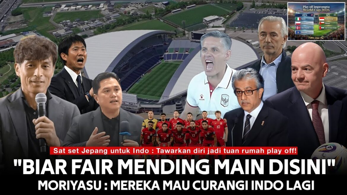 Président JFA : Pour être honnête, les Play offs se jouent ici ! AFC FUCKED "Je ne peux pas" Moriyasu : Je veux tricher, non ?