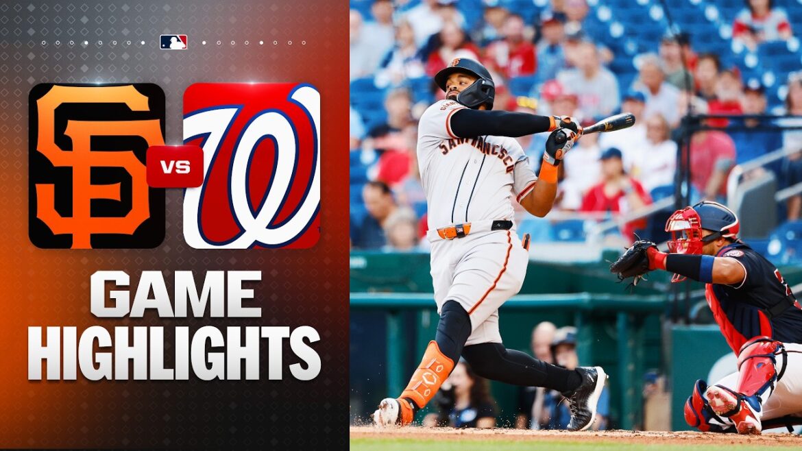Faits saillants du match Giants vs Nationals (17/04/26) | Faits saillants de la MLB