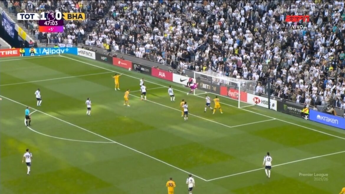 But de Kaoru Mitoma | Objectif Mitoma aujourd'hui | Tottenham contre Brighton | Première Ligue 2025/26