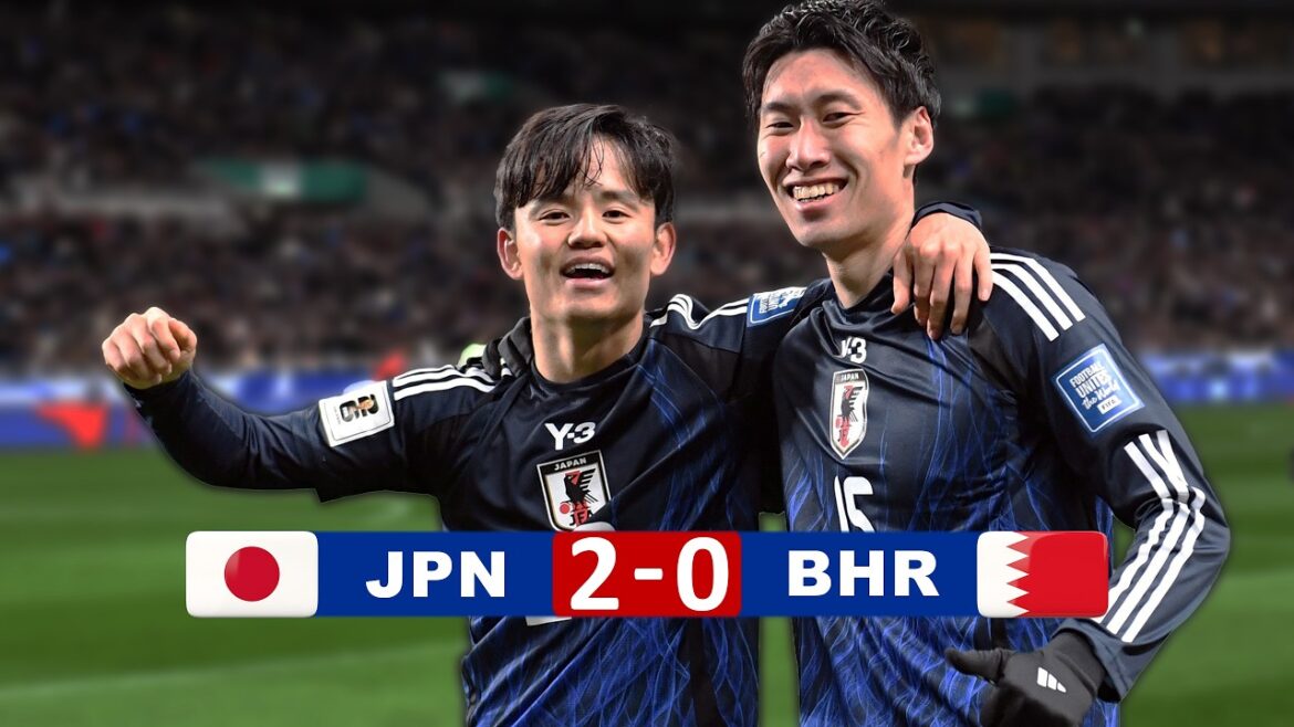 Japon contre Bahreïn | Takefusa Kubo et Daichi Kamata font déchaîner le stade de Saitama | Qualifications Coupe du Monde 2026