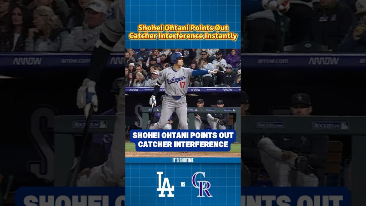 Shohei Ohtani souligne l'interférence du receveur