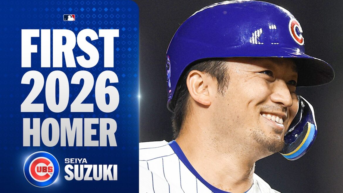Premier home run de Seiya Suzuki en MLB pour les Cubs de 2026 ! | Faits saillants de la MLB Faits saillants de Seiya Suzuki
