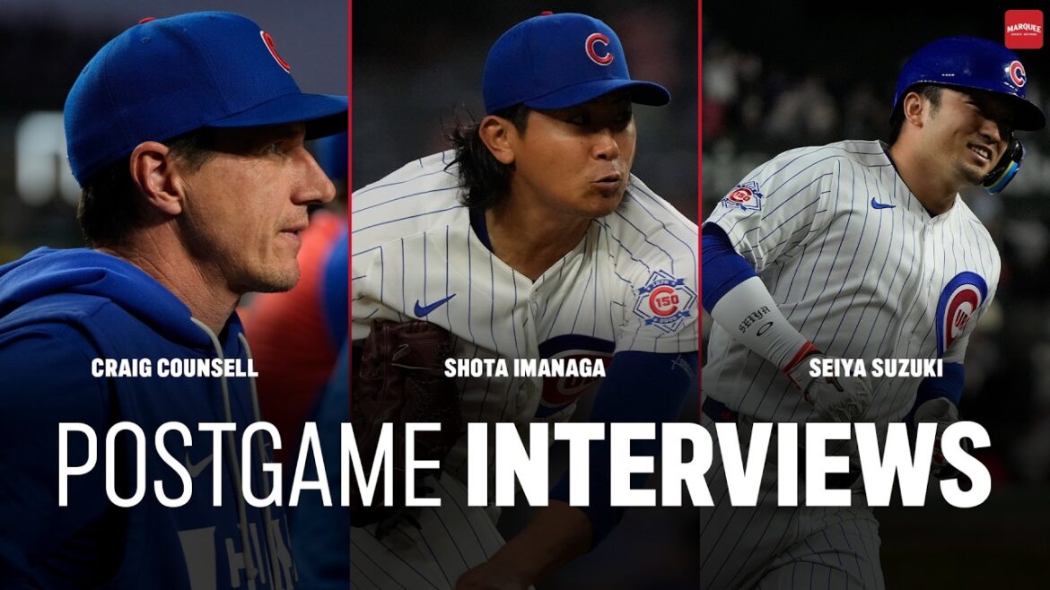 Entretiens d'après-match : Craig Counsell, Shota Imanaga et Seiya Suzuki