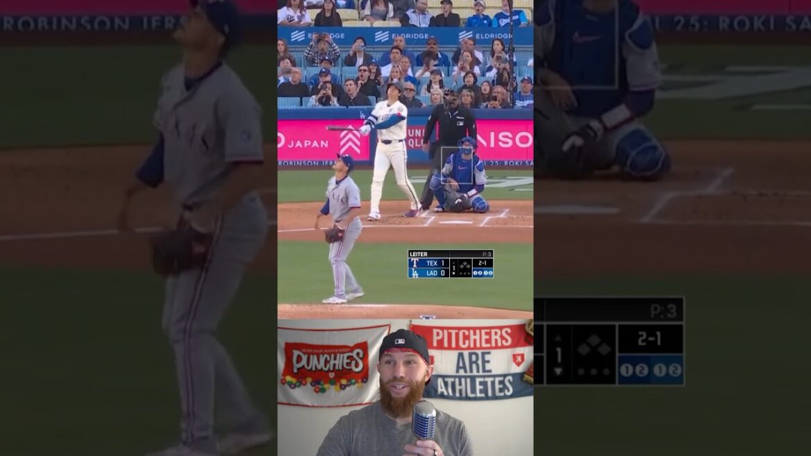 Jack Leiter contre Shohei Ohtani 🫣 #baseball #mlb