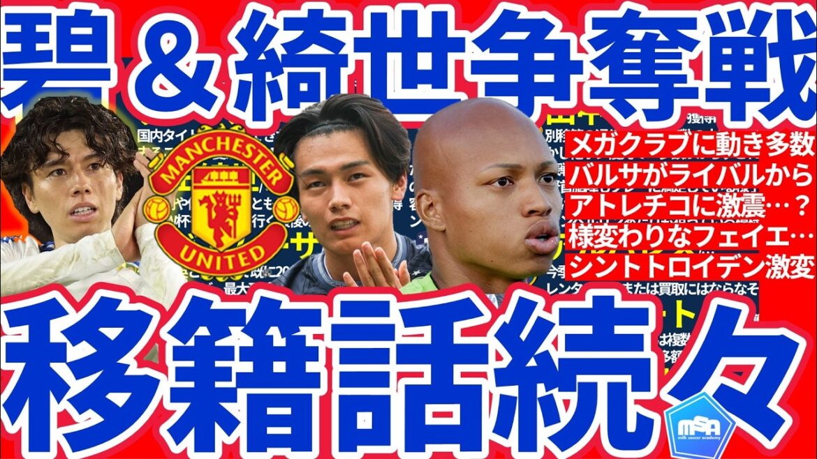 [Discussion sur le transfert de Manchester United avec Aoi Tanaka]Kiyo Ueda quittera-t-il Faie ? /Barcelone vise le doublé Alvarez & Serrot/Qu'arrivera-t-il à Saint-Trond ? !
