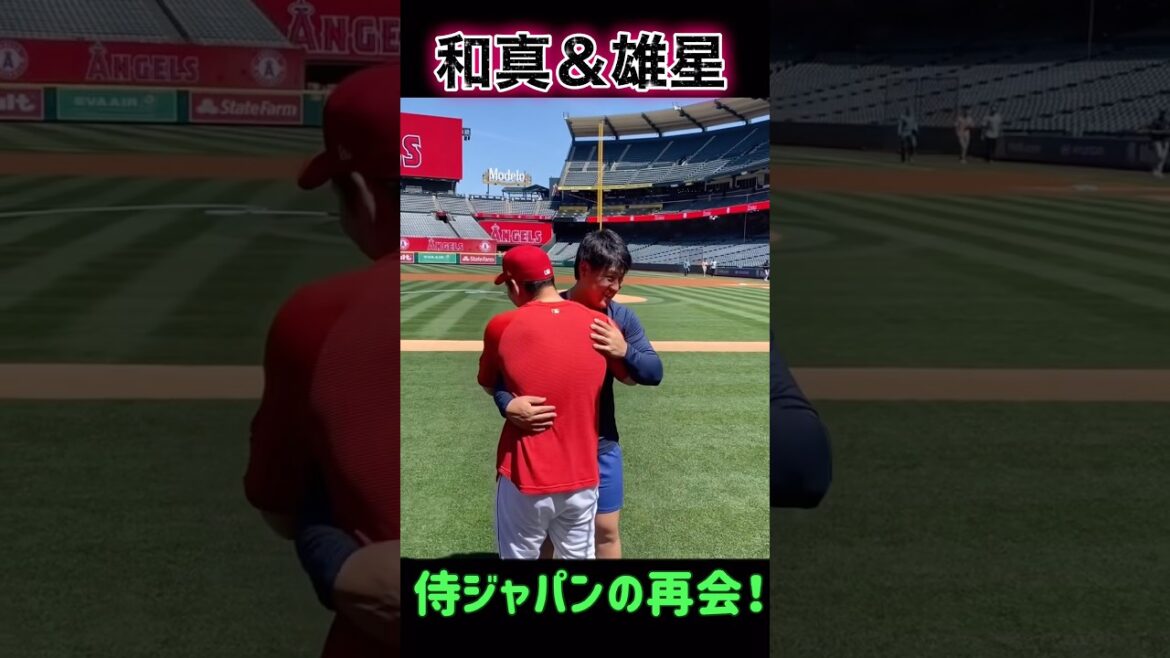 Yusei Kikuchi et Kazuma Okamoto se réunissent 🤝 #Baseball #mlb