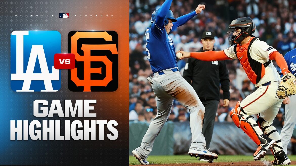 Faits saillants du match Dodgers contre Giants (22/04/26) | Faits saillants de la MLB