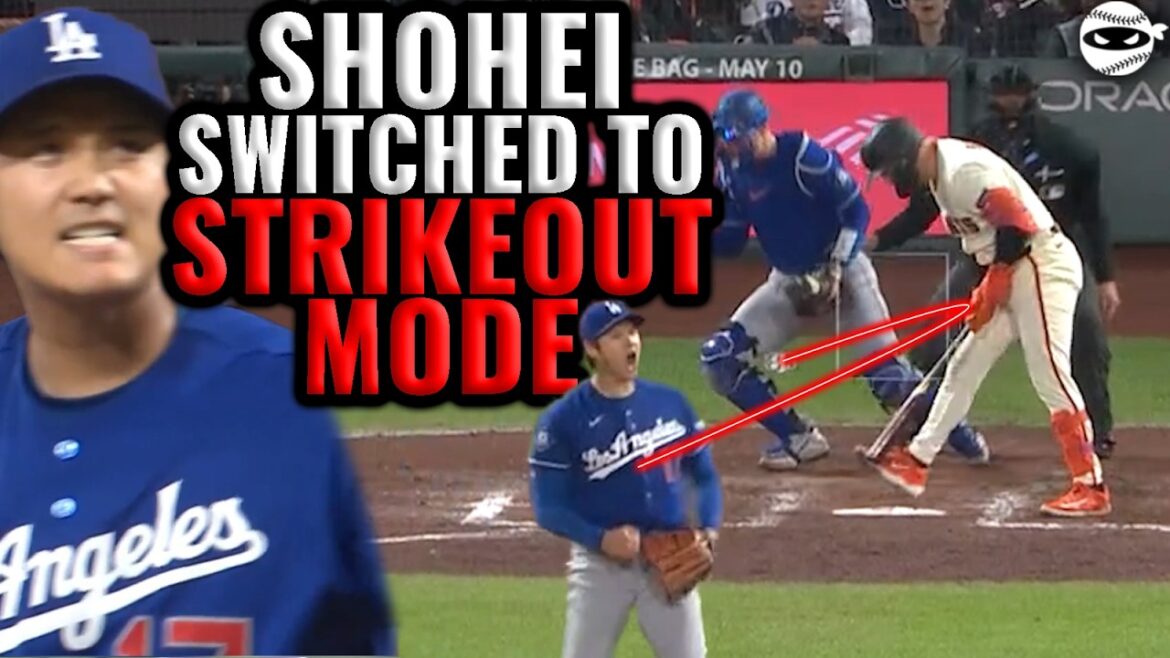 Shohei Ohtani passe en MODE STRIKEOUT.