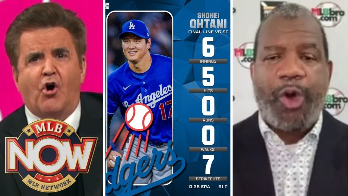 MLB MAINTENANT | "Shohei est un monstre unique en son genre" – Brian Kenny RÉAGIT Ohtani ERA 0,38, 7K lors de la défaite des Dodgers