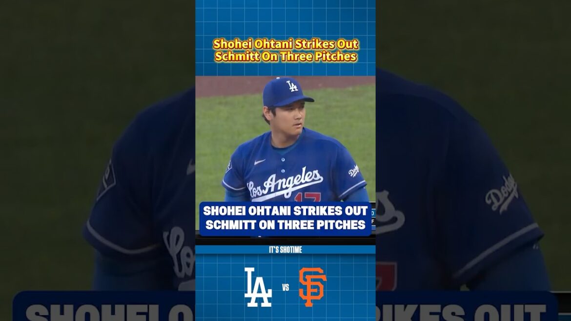 Shohei Ohtani élimine Schmitt sur trois lancers