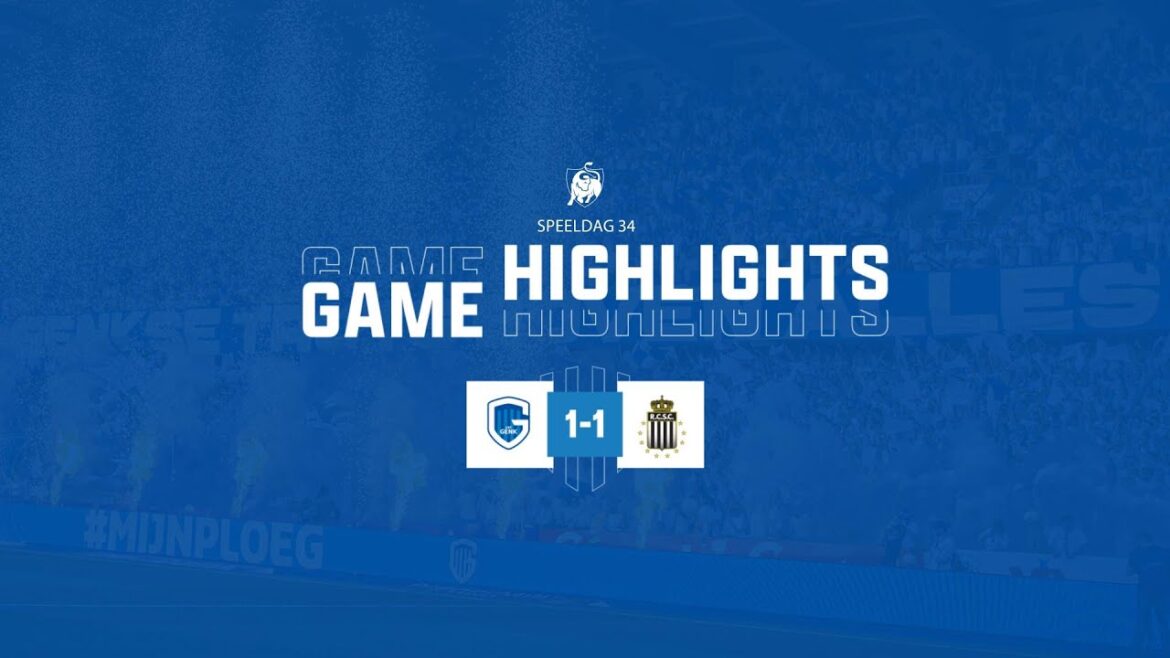 ⚽️ PO Europe : MD4 - KRC Genk - Charleroi - Temps forts du match