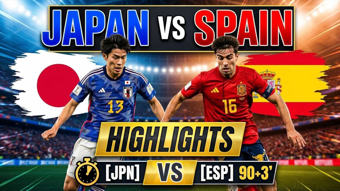 🔥 Faits saillants | Japon contre Espagne | Le choc tactique ultime ! Le miracle "1,88 mm"