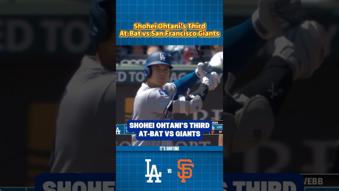 Troisième match au bâton contre les Giants de Shohei Ohtani
