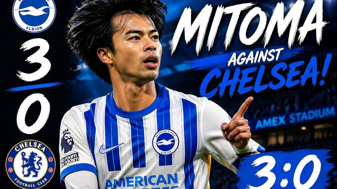 Kaoru Mitoma a réalisé une performance époustouflante lors de la victoire 3-0 de Brighton contre le Chelsea FC. Kaoru Mitoma a réalisé une performance époustouflante lors de la victoire 3-0 de Brighton contre le Chelsea FC.