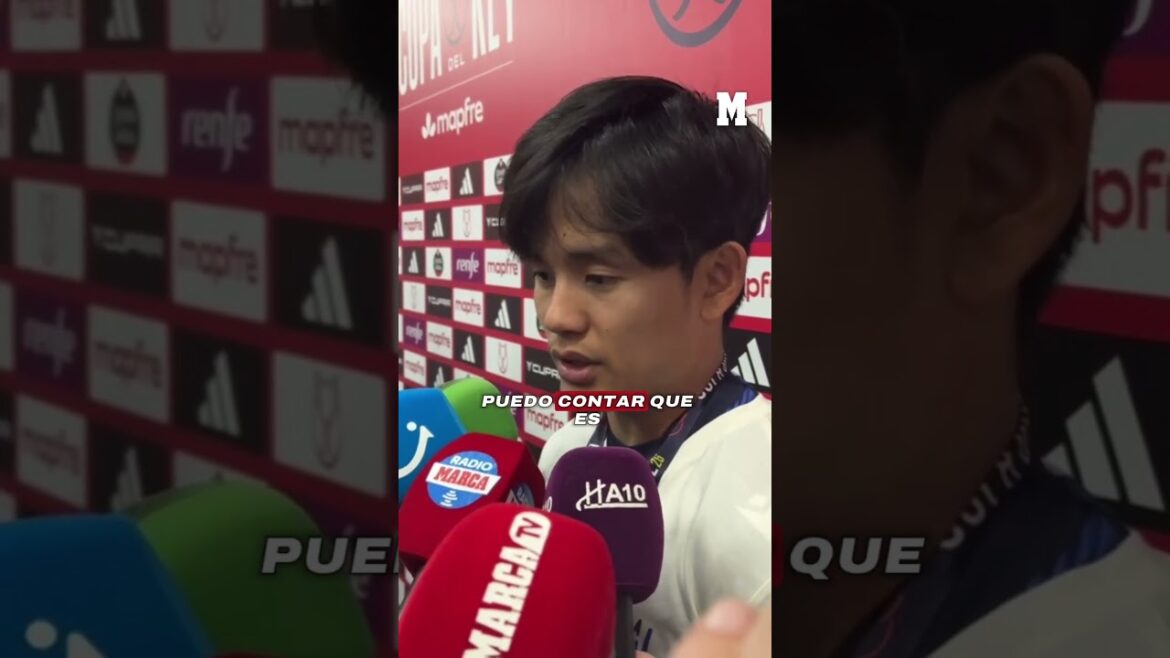 Prenez le grand moment de Kubo en parlant du niveau intellectuel de Matarazzo 😂 I MARCA