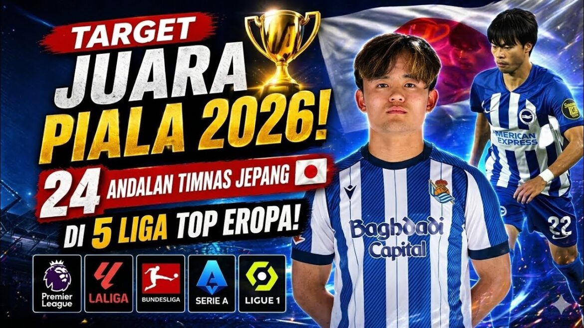 24 joueurs japonais dans les 5 meilleures ligues européennes 🇯🇵⚽