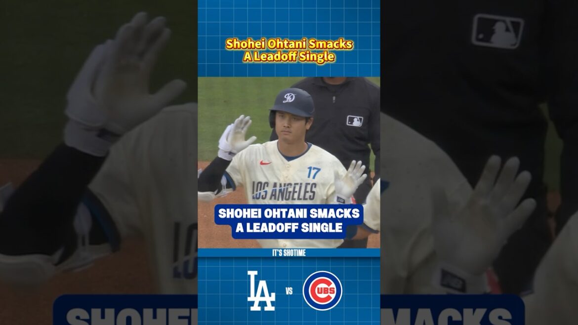Shohei Ohtani frappe un premier single