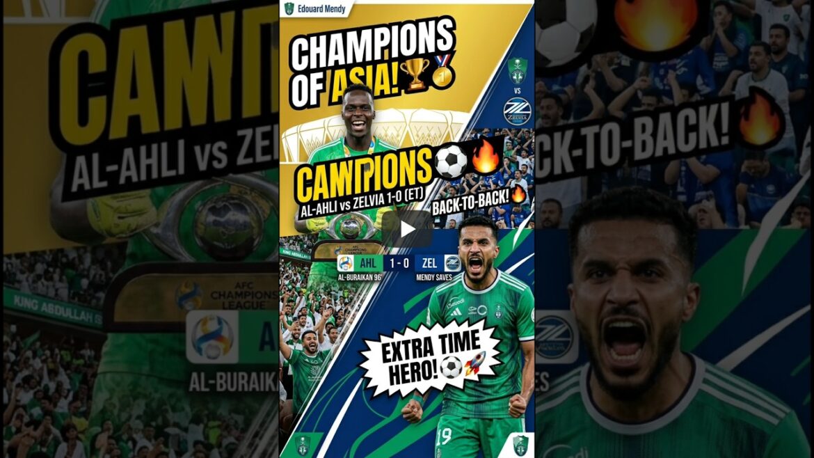 **Al-Ahli 1-0 Zelvia : Rois asiatiques !** 🏆🇸🇦#AlAhli #ACLFinal #AsianChampions #Jeddah #JLeague #shorts
