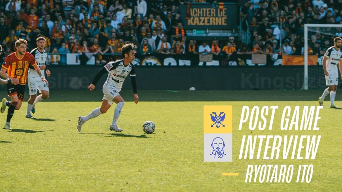 [Sint-Truiden]Ryotaro Ito a contribué à la victoire face à Malines avec 1 but et 1 passe décisive Entretien d'après-match