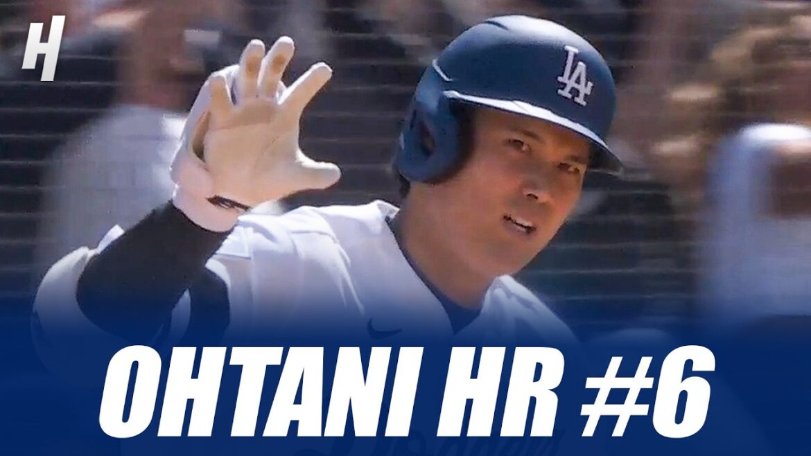 Shohei Ohtani ÉCRASE son 6ème Homer et les Dodgers montent 6-0 ⚾