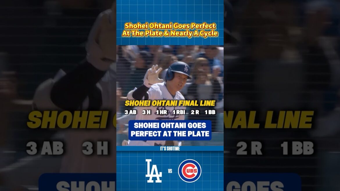 Shohei Ohtani devient fou parfait dans l'assiette