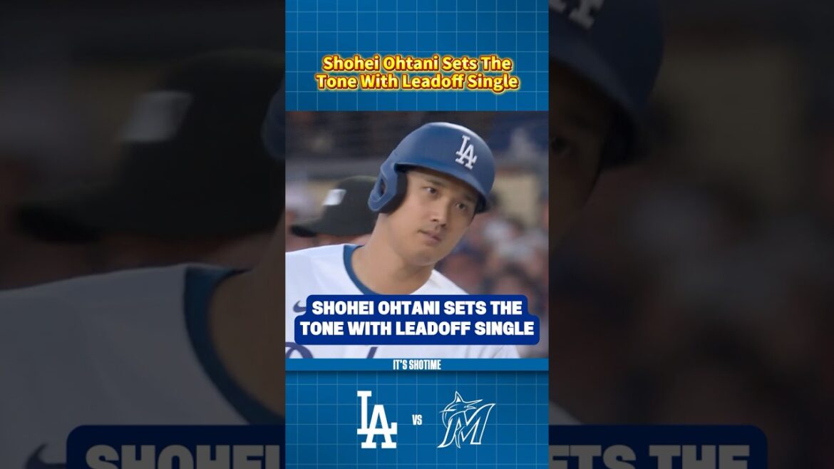 Shohei Ohtani donne le ton avec son premier single
