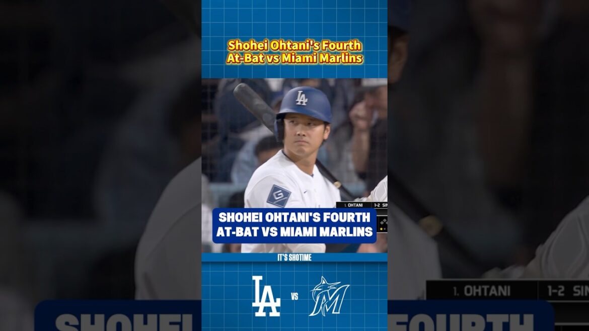 Quatrième match au bâton contre les Marlins de Shohei Ohtani 1
