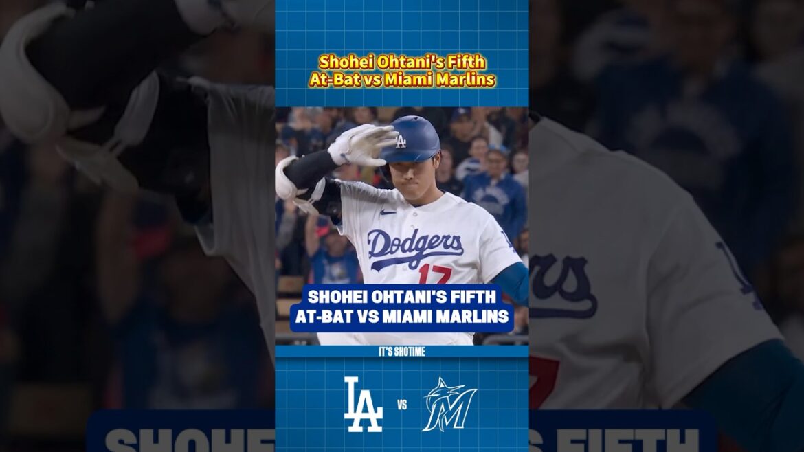 Cinquième match au bâton contre les Marlins de Shohei Ohtani 1