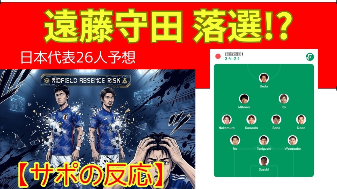 [Réaction des supporters]"Qui sera laissé de côté" plutôt que "Qui choisir" - La profondeur et la douleur des 26 joueurs japonais prédisent