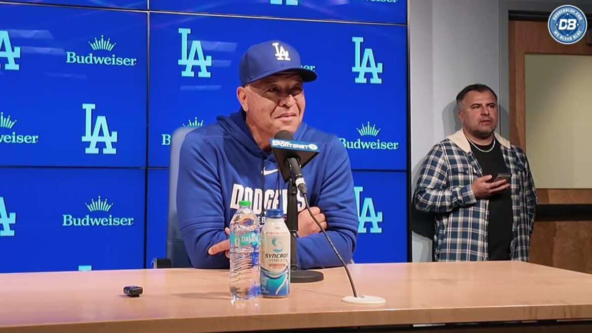 Dave Roberts détaille la décision de retirer Shohei Ohtani de l'alignement et Dalton Rushing en tête