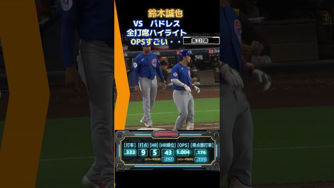 Cubs Seiya Suzuki, plusieurs coups sûrs en 2 matchs consécutifs