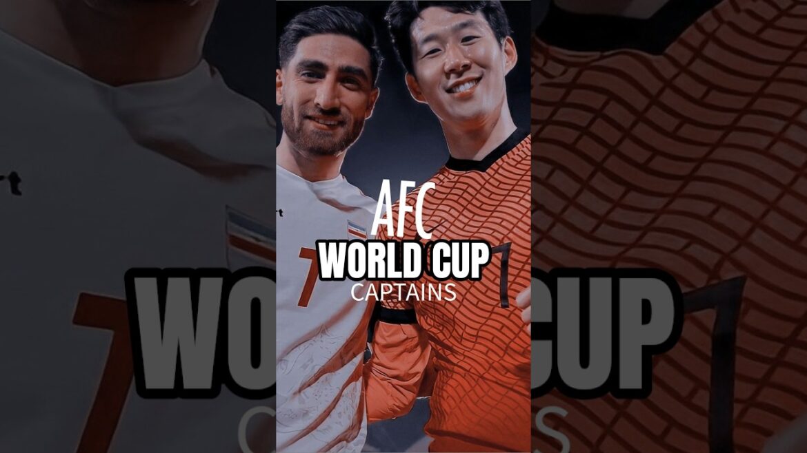 Les dirigeants asiatiques dévoilés ! 🏆⚽ Capitaines des équipes nationales pour la Coupe du monde 2026