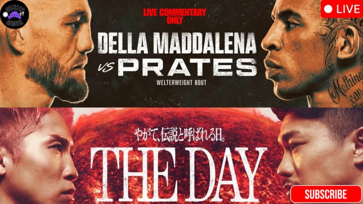 UFC Fight Night Maddelena contre Prates | Naoya Inoue contre Junto Nakatani | Compagnon de combat MMA de boxe LIVE