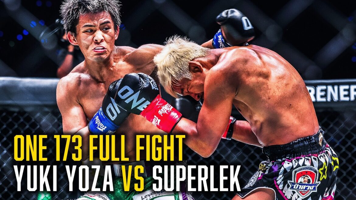 Yuki Yoza contre Superlek | ONE 173 Combat Complet de Kickboxing
