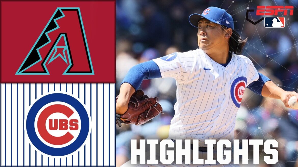 10W EN LIGNE 🐻 Diamondbacks de l'Arizona contre les Cubs de Chicago | Faits saillants du jeu complet | ESPN MLB