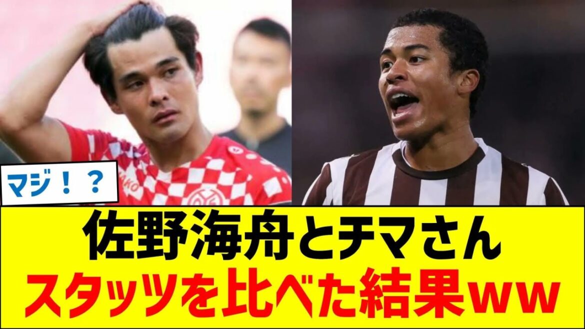 Comparaison des statistiques de Kaishu Sano et Chima mdr