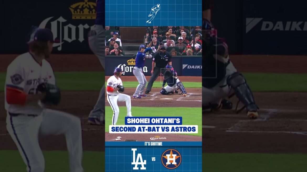 Deuxième match 1 au bâton contre les Astros de Shohei Ohtani