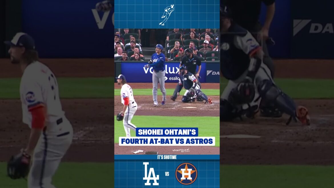 Quatrième match 1 au bâton contre les Astros de Shohei Ohtani