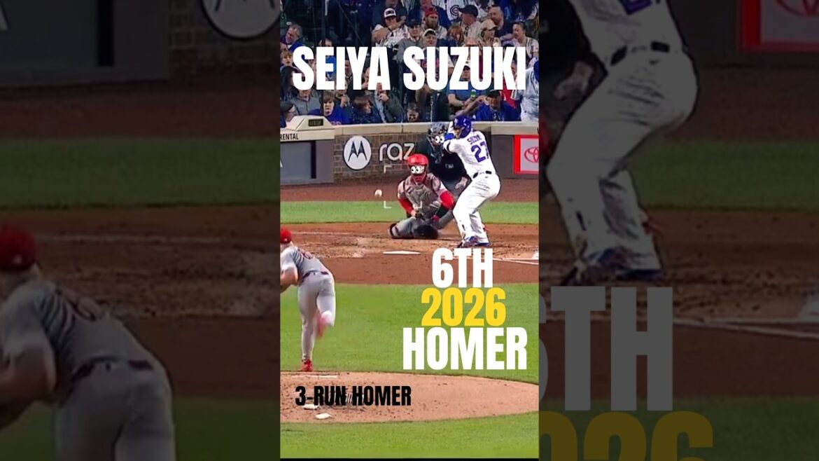 🚨 GAME-TYING RH !! ️ 💣⚾🐻 | SUZUKI Seiya Suzuki 🇯🇵 #shorts #baseball #highlights