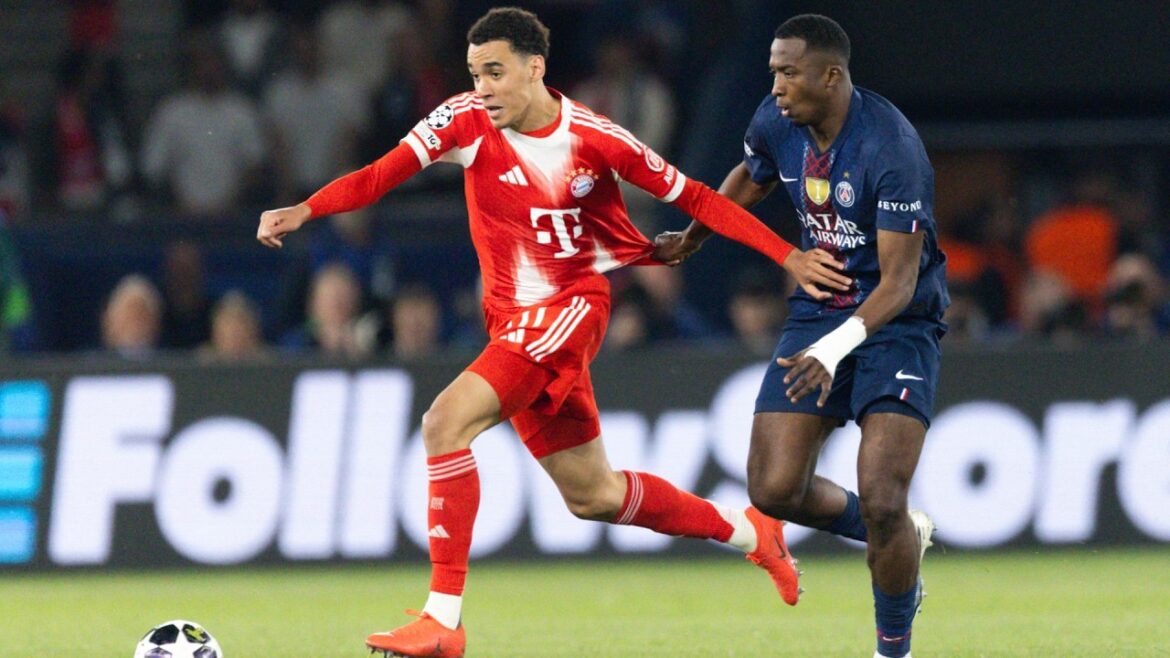 Jamal Musiala contre PSG 2026 (Extérieur) | FC Bayern Munich