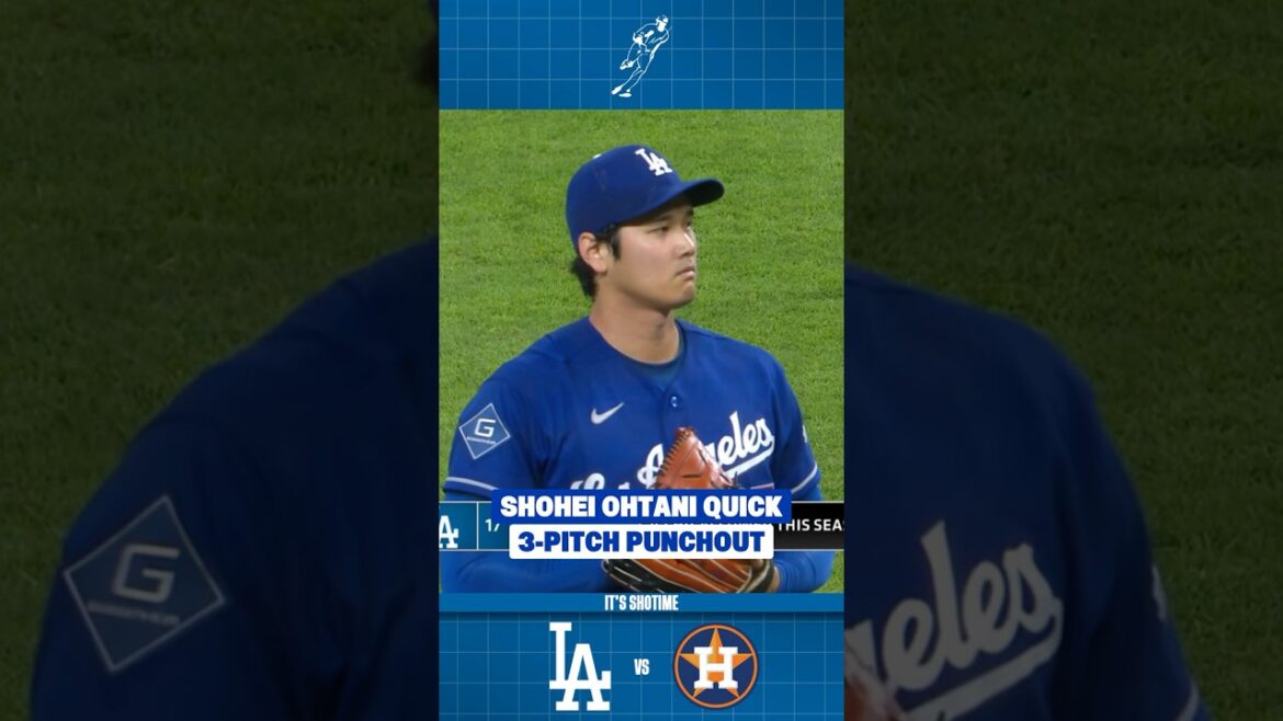 Shohei Ohtani Punchout rapide à trois pas