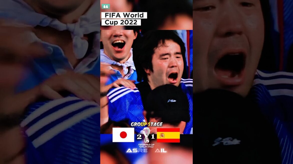 match Espagne contre Japon WC 2022 #football #shortvideo #tendance #soccer #highlights #live #worldcup