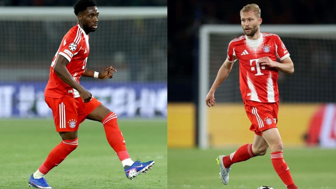 Alphonso Davies x Konrad Laimer contre PSG 2026 (Extérieur) | FC Bayern Munich