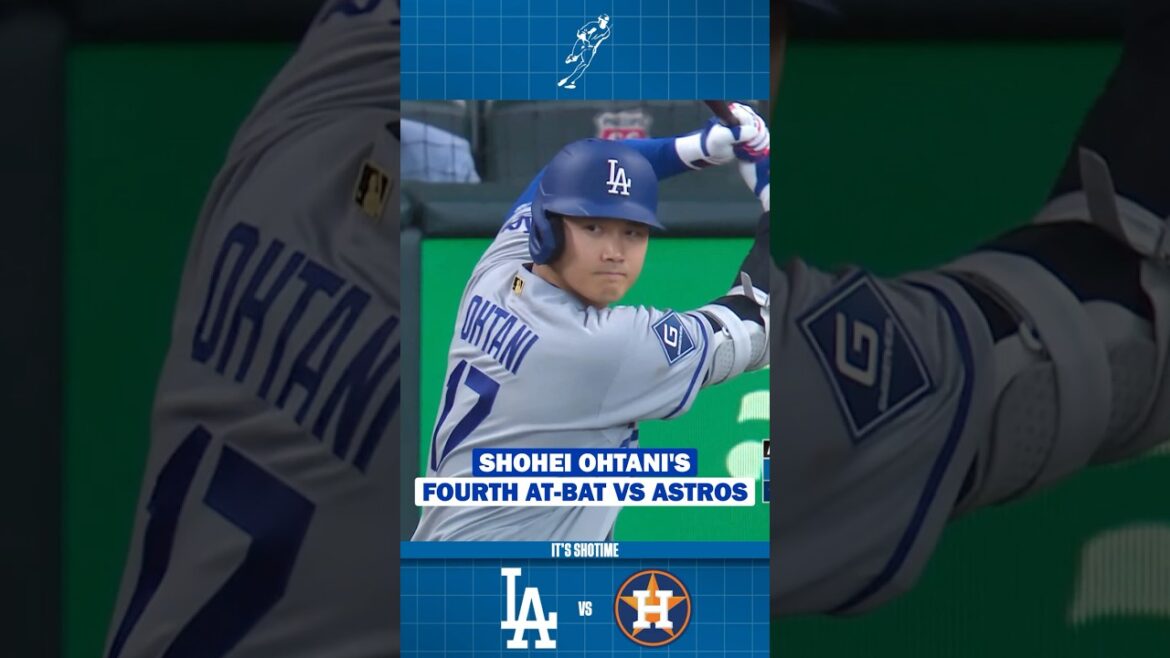 Quatrième match At-Bat VS Astros de Shohei Ohtani 3