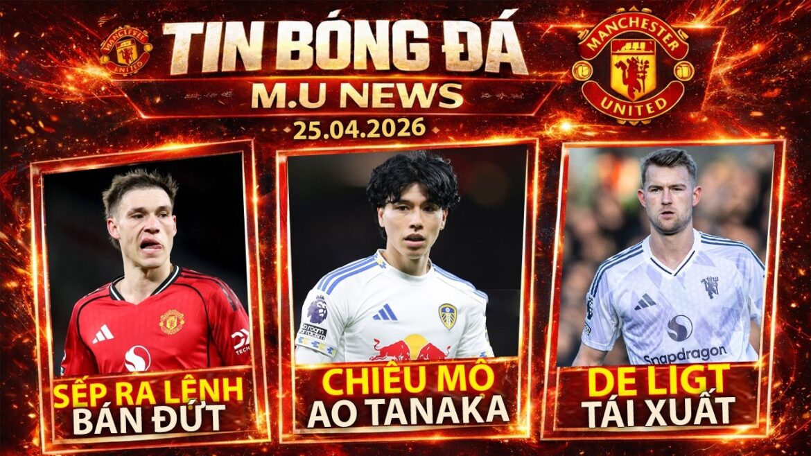 MU NEWS : RETOUR IMPORTANT DE DE LIGT, RECRUTEMENT DE MIDDEN AO TANAKA ? RATCLIFFE ORDONNE DE VENDRE UGARTE