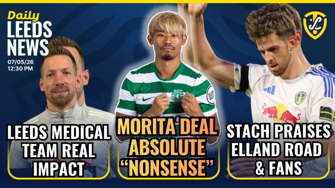 "C'est absurde" Leeds ne bouge pas pour Morita | L'équipe médicale de la Ligue des champions de Leeds United